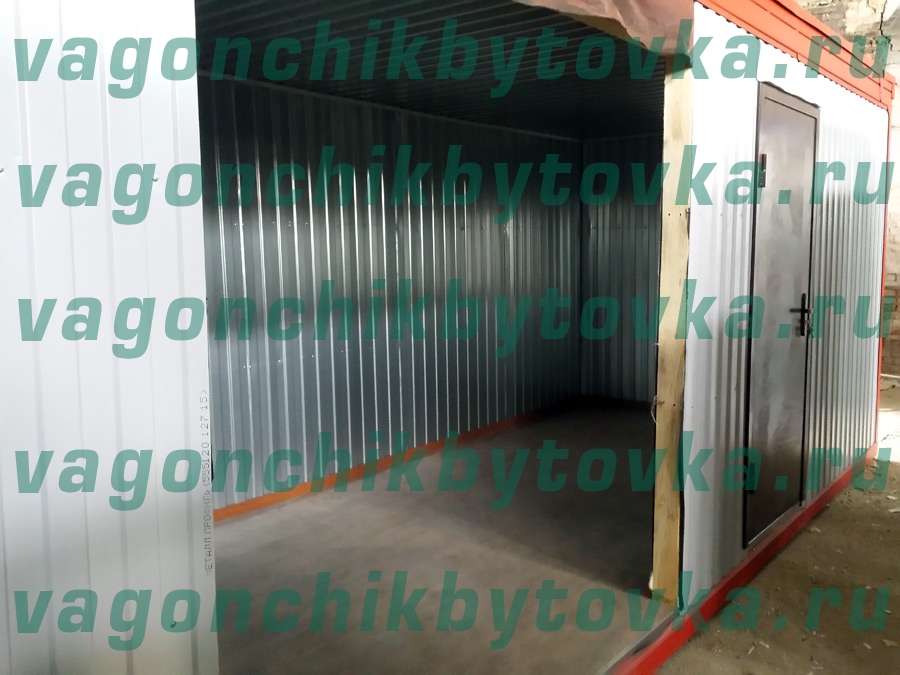 Ремонтный бокс из БК 6м для производственных объектов