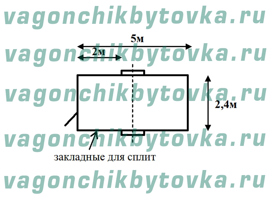 Дачная бытовка 6м