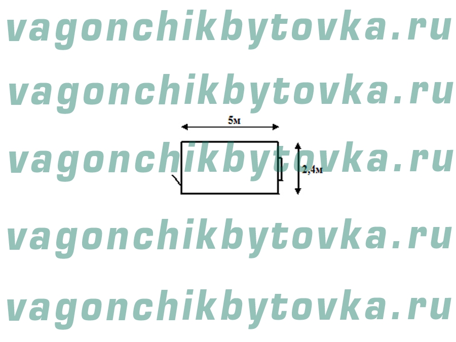 Металлический вагончик для жилья на дачных участках