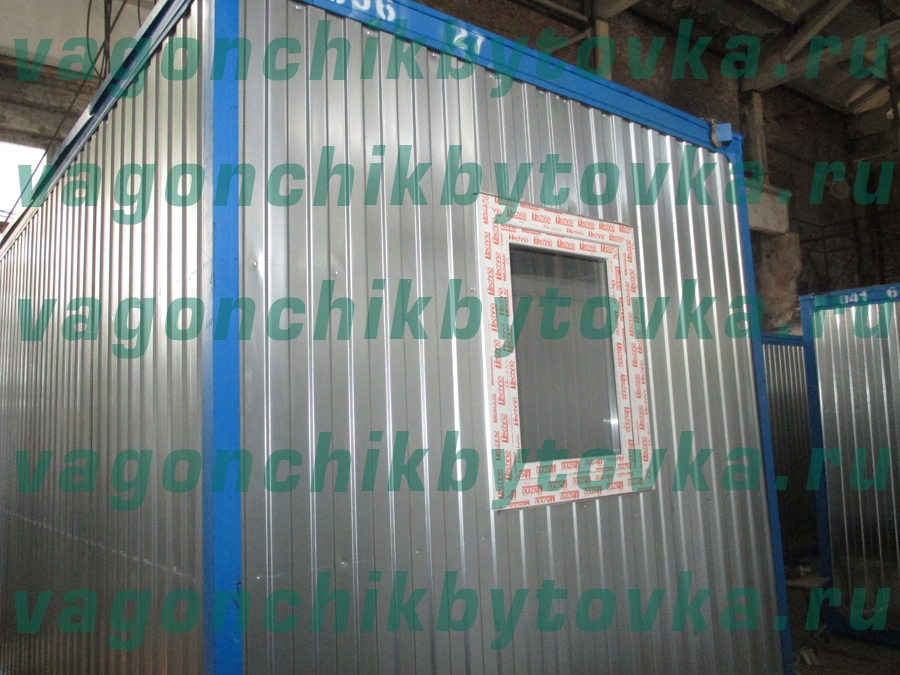 Жилой металлический вагончик 6м для рабочих